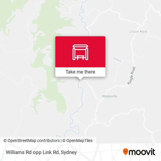 Williams Rd opp Link Rd map