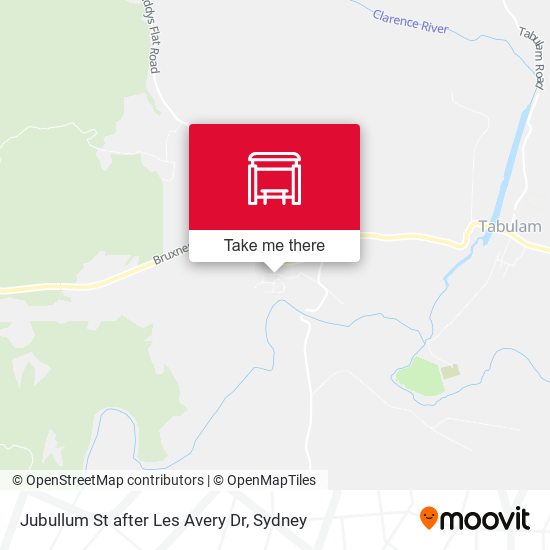 Jubullum St after Les Avery Dr map