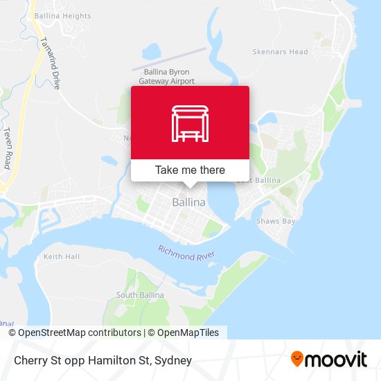 Cherry St opp Hamilton St map