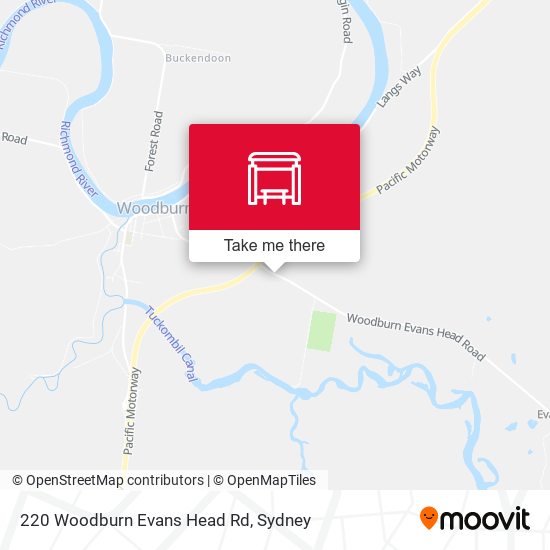 220 Woodburn Evans Head Rd map