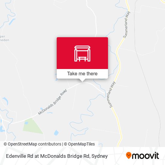Edenville Rd at McDonalds Bridge Rd map