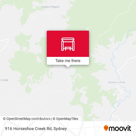 916 Horseshoe Creek Rd map