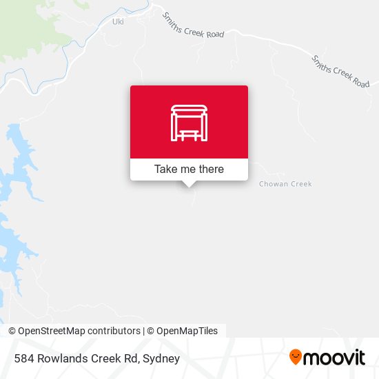 584 Rowlands Creek Rd map