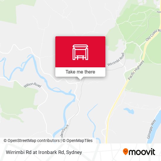 Wirrimbi Rd at Ironbark Rd map