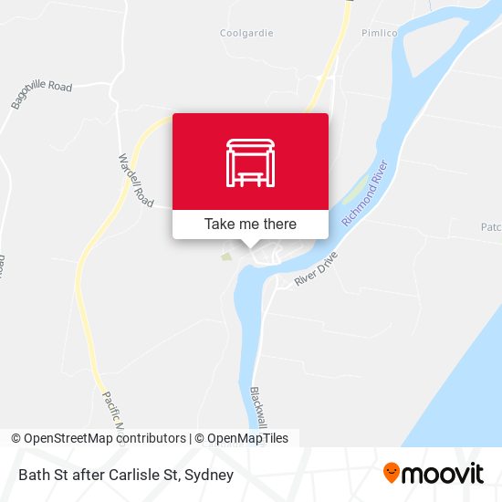 Bath St after Carlisle St map