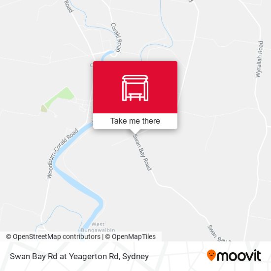 Swan Bay Rd at Yeagerton Rd map