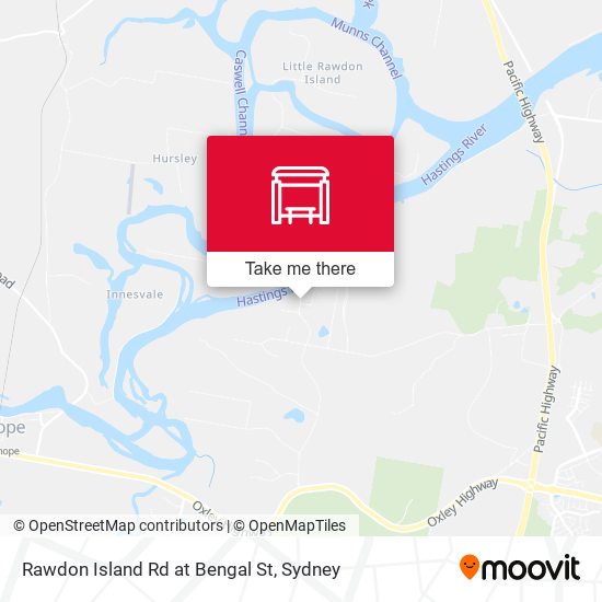 Rawdon Island Rd at Bengal St map