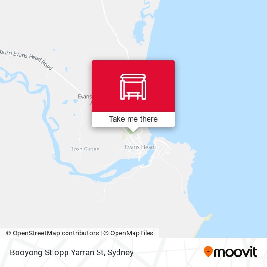 Booyong St opp Yarran St map