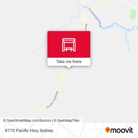 8770 Pacific Hwy map