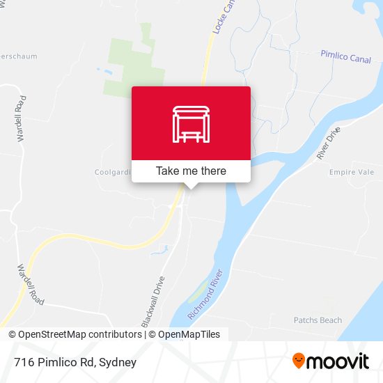 716 Pimlico Rd map