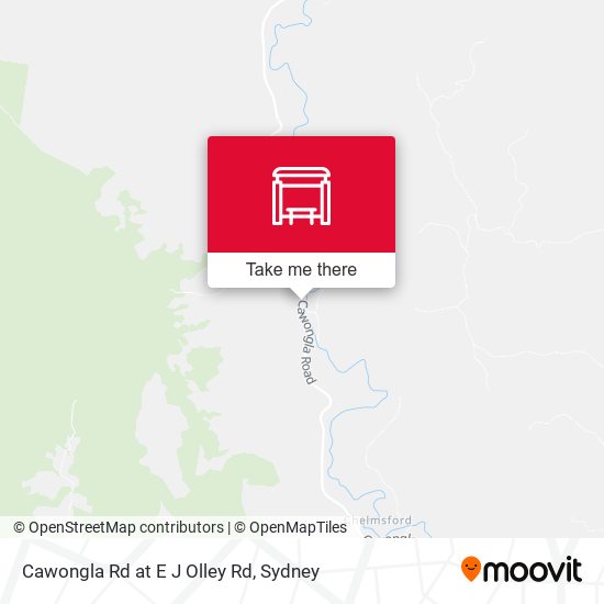 Cawongla Rd at E J Olley Rd map
