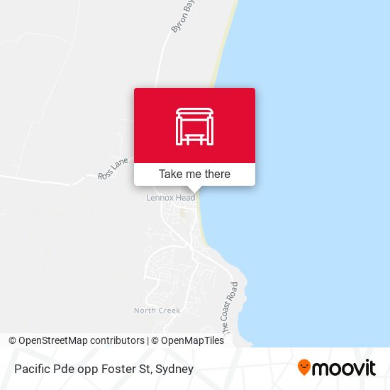 Pacific Pde opp Foster St map
