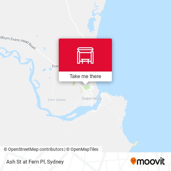 Ash St at Fern Pl map