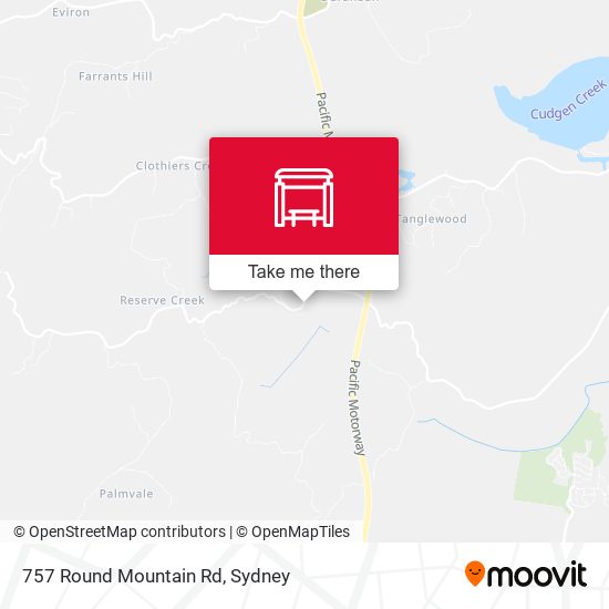 757 Round Mountain Rd map