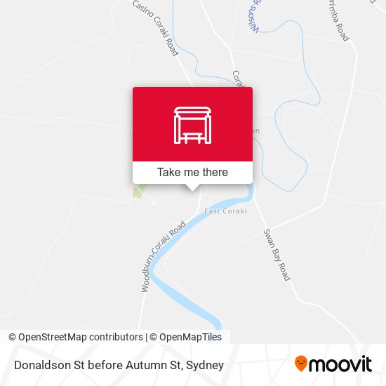 Donaldson St before Autumn St map