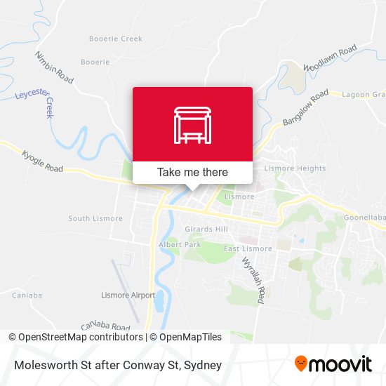 Molesworth St after Conway St map
