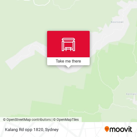 Kalang Rd opp 1820 map