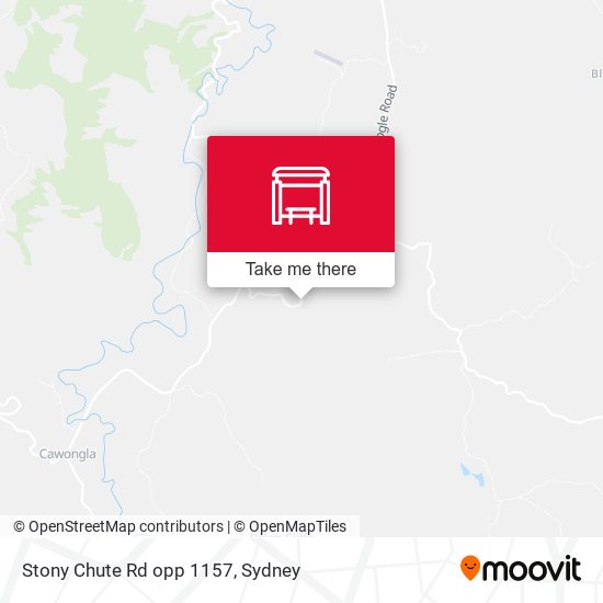 Stony Chute Rd opp 1157 map