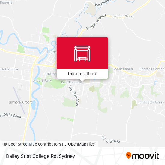 Dalley St at College Rd map