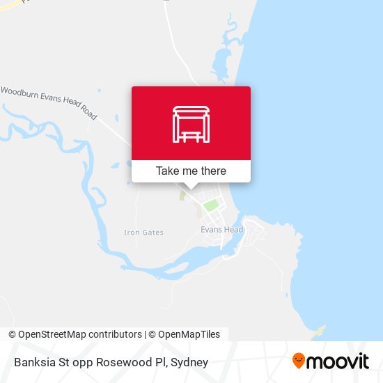 Banksia St opp Rosewood Pl map