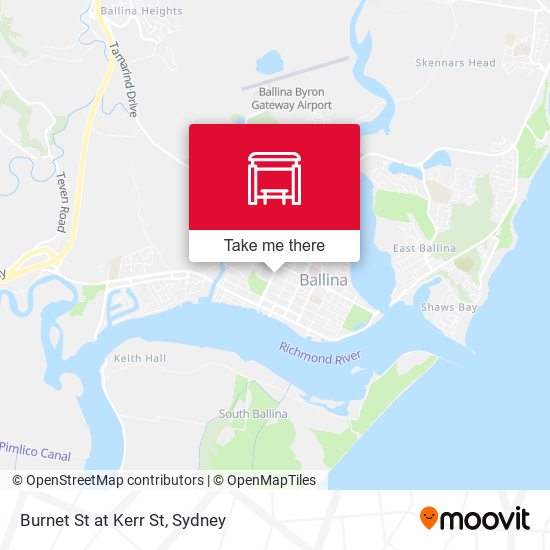 Burnet St at Kerr St map