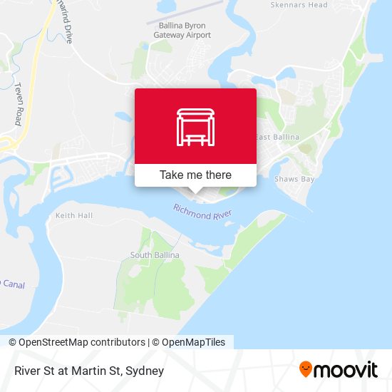 River St at Martin St map