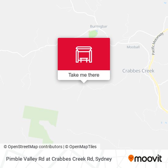 Pimble Valley Rd at Crabbes Creek Rd map