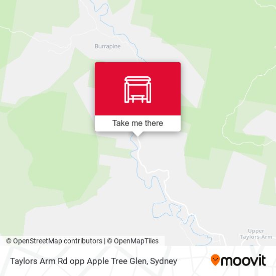 Taylors Arm Rd opp Apple Tree Glen map