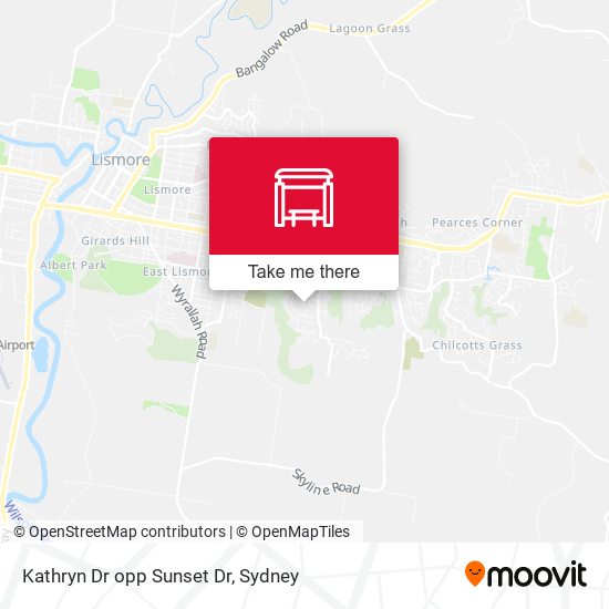 Kathryn Dr opp Sunset Dr map