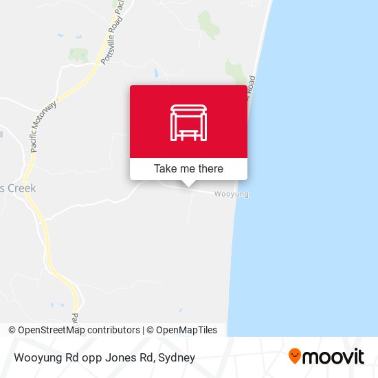 Wooyung Rd opp Jones Rd map