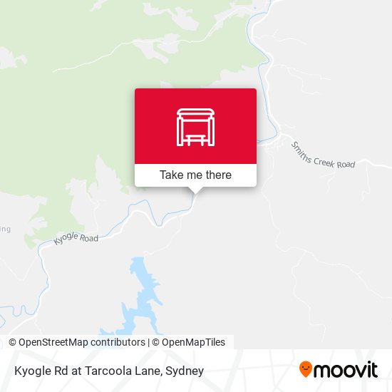 Kyogle Rd at Tarcoola Lane map