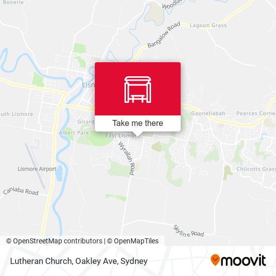 Lutheran Church, Oakley Ave map