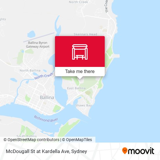McDougall St at Kardella Ave map