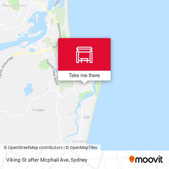 Viking St after Mcphail Ave map