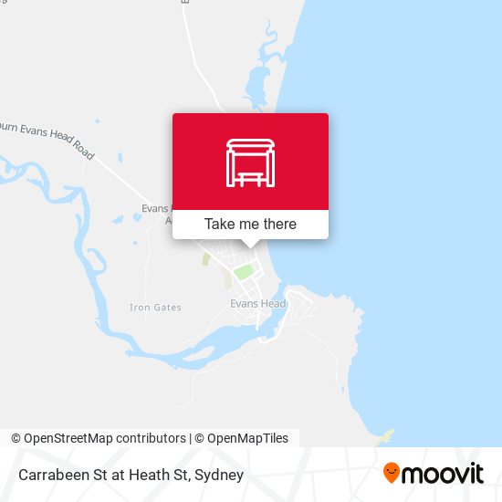 Carrabeen St at Heath St map