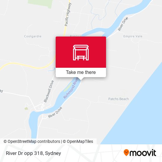 River Dr opp 318 map