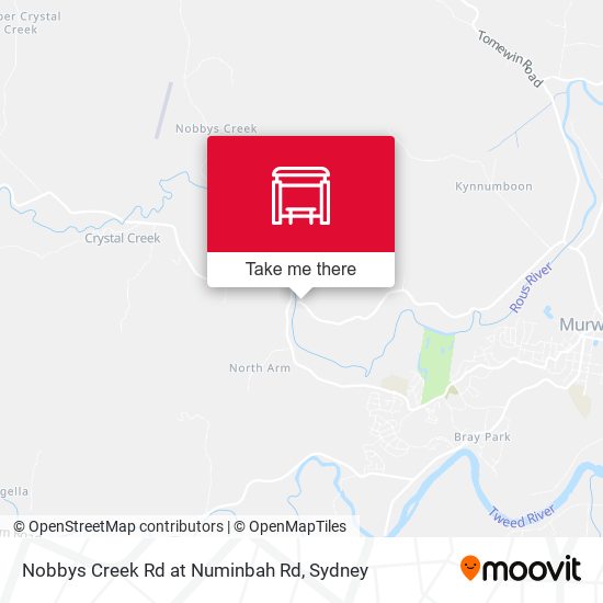 Nobbys Creek Rd at Numinbah Rd map