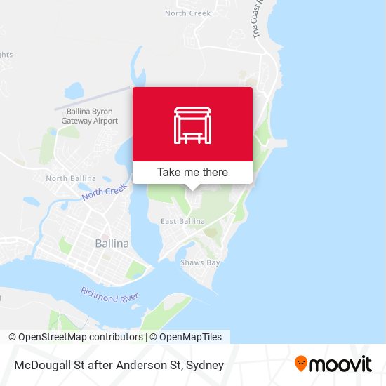 McDougall St after Anderson St map