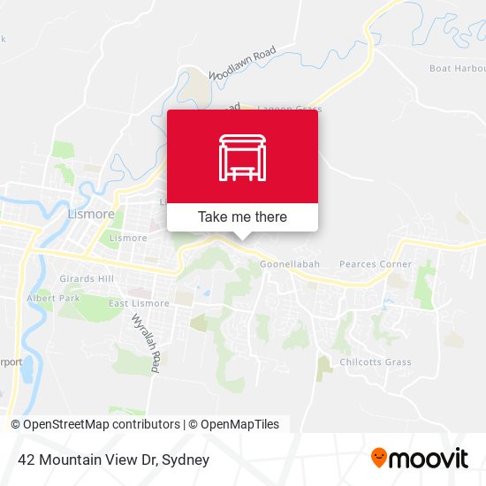 42 Mountain View Dr map