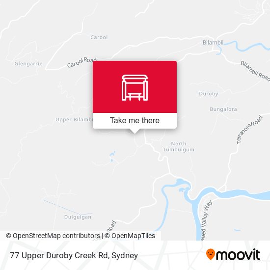 77 Upper Duroby Creek Rd map