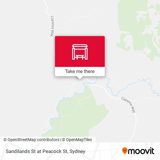 Sandilands St at Peacock St map