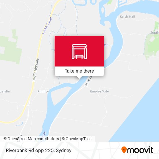 Riverbank Rd opp 225 map