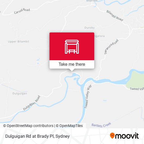 Dulguigan Rd at Brady Pl map
