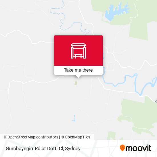Gumbayngirr Rd at Dotti Cl map
