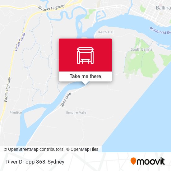 River Dr opp 868 map