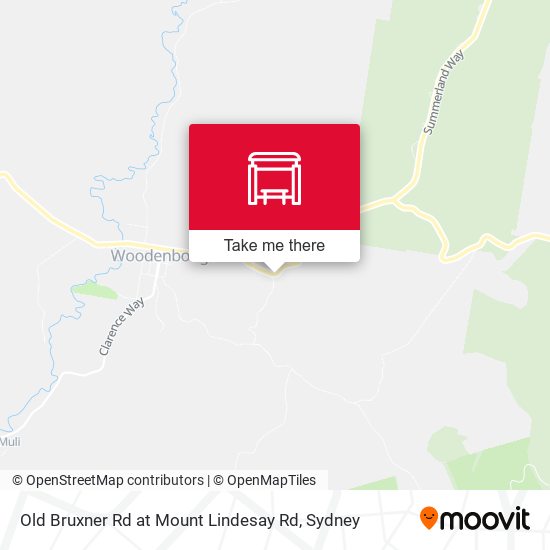 Old Bruxner Rd at Mount Lindesay Rd map