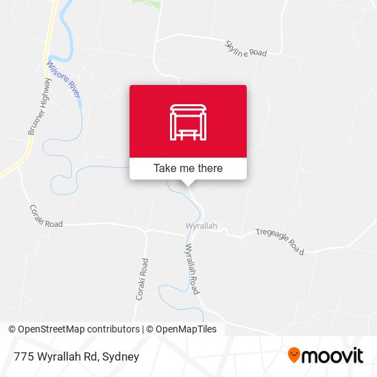775 Wyrallah Rd map