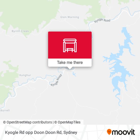 Kyogle Rd opp Doon Doon Rd map