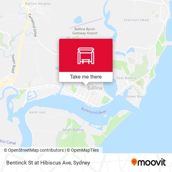 Bentinck St at Hibiscus Ave map