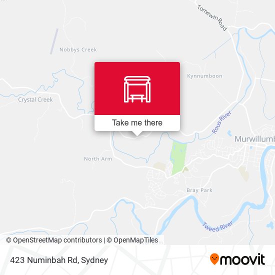 423 Numinbah Rd map